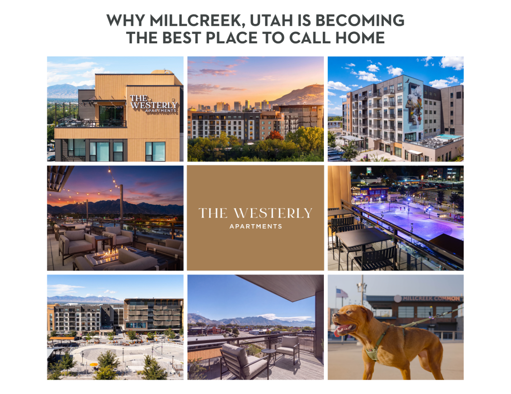 Header image showing the various views found in Millcreek Utah