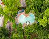 Aerial View of Pool at Raveneaux Apartments